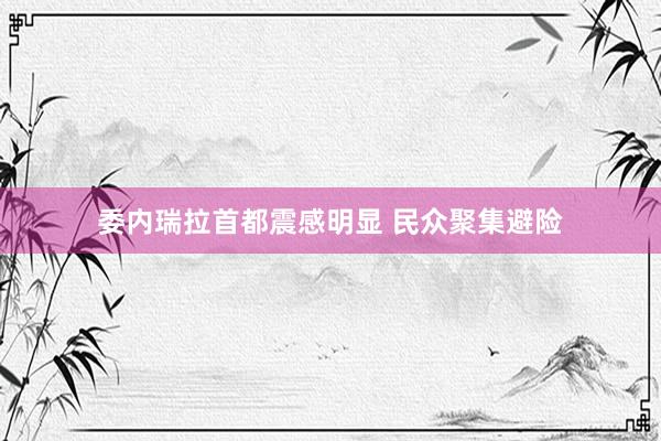 委内瑞拉首都震感明显 民众聚集避险