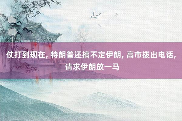 仗打到现在, 特朗普还搞不定伊朗, 高市拨出电话, 请求伊朗放一马