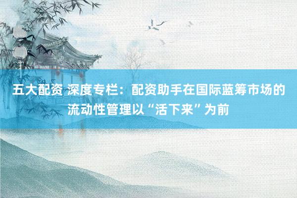 五大配资 深度专栏：配资助手在国际蓝筹市场的流动性管理以“活下来”为前